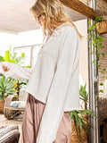 Oversized Long Sleeve Polo