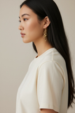 24K Gold Plated Moss Earrings