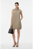 Zip Up Dress with Adjustable Bottom in Black