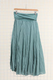 100% Cotton Skirt in Sage Green