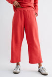 100% Cotton Barrel Lounge Pants in Blushed Brick
