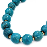 Blue Beaded Statement Necklace