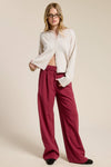 Button Down Cardigan in Chocolate