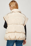 Cream Puffer Vest