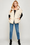 Cream Puffer Vest