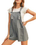 Denim Blue Washed Romper