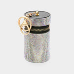 Bling Cylinder Soft Case Lipstick Bag/Keychain