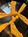 100% Cotton Sun-Kissed Bandana in Orange