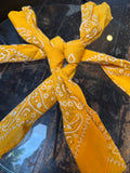 100% Cotton Sun-Kissed Bandana in Orange