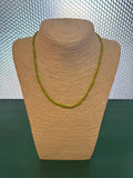 Seed Bead Necklace in Lime