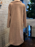 Pre-loved ESQUALO Blush Pink Faux Teddy Double-Breasted Coat