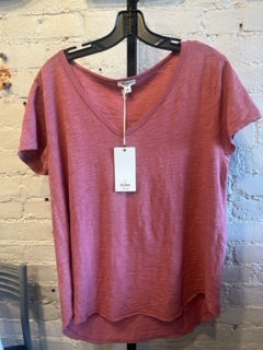 Pink V-Neck T-Shirt