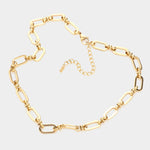 18K Gold Dipped Handmade Chain Necklace