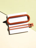Byron Hair Clips in Orange