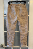 Stretch Wrinkle Pant in White