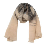 Star Pattern Scarf in Red