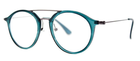 Round Optical Quality Reading Glasses in Teal
