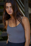Basic Full Length Cami in Light Taupe