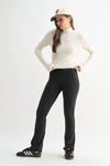Bootcut Leggings in Black