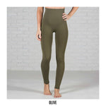 Fleece Lined Leggings in Navy