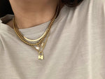 18K Gold Plated Single Pearl Necklace