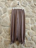 100% Linen Pants in Black