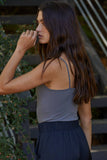 Basic Full Length Cami in Fudge