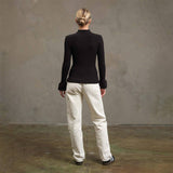 Knitted Collared Cardigan in Mocha