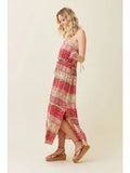 Bleach Wash Maxi Dress