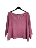 Linen Cotton Blend Top in Mustard