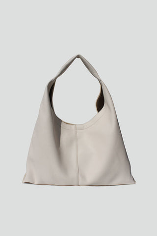 Shoulder Hobo Bag in Ivory