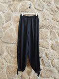 100% Linen Pants in Black