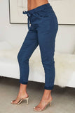 Stretch Wrinkle Pant in Mocha