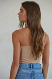 Basic Full Length Cami in Black