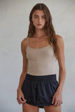 Basic Full Length Cami in Fudge