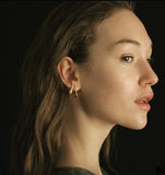 Geometric Fluid Line Ear Cuff