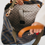 Chelsie Canvas Printed Tote in Leopard