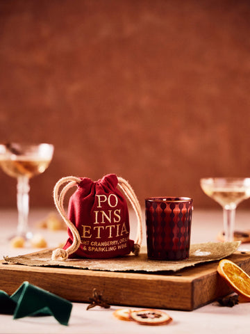 Poinsettia 2.5 oz Candle