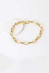 24K Gold Plated Chain Link Necklace