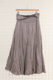100% Cotton Skirt in Sage Green
