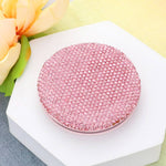 Studded Round Compact Mirror