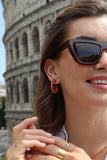 Roma Caramelo Creole Earrings