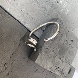 Geometric Silver Ear Cuff
