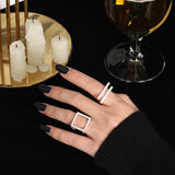 Bold Look Square Ring