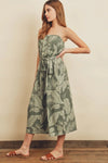 Tropical Sleeveless Jumpsuit