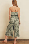 Tropical Sleeveless Jumpsuit