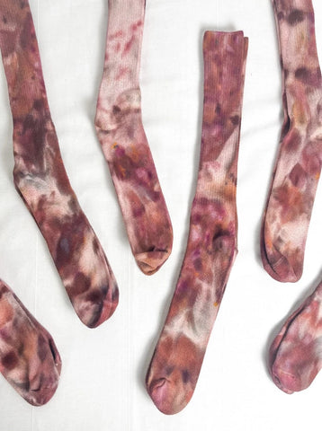 Hand-Dyed Bamboo Socks