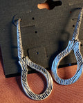 Long Silver Drop Earrings