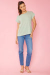 Sage Cotton Slub Top