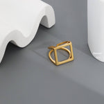 Bold Look Square Ring